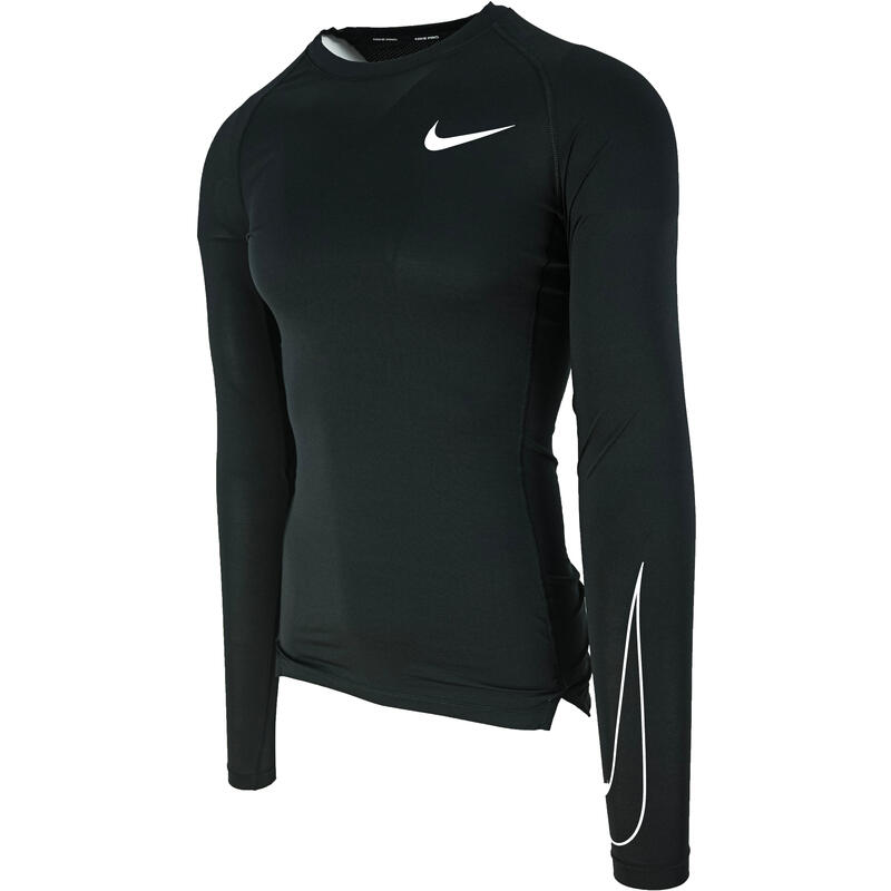 Blouse Nike Pro Dri-Fit Tight Fit Long-Sleeve Top, Zwart, Mannen