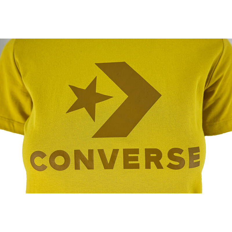 T-Shirt Converse Center Front Logo, Castanho, Mulheres