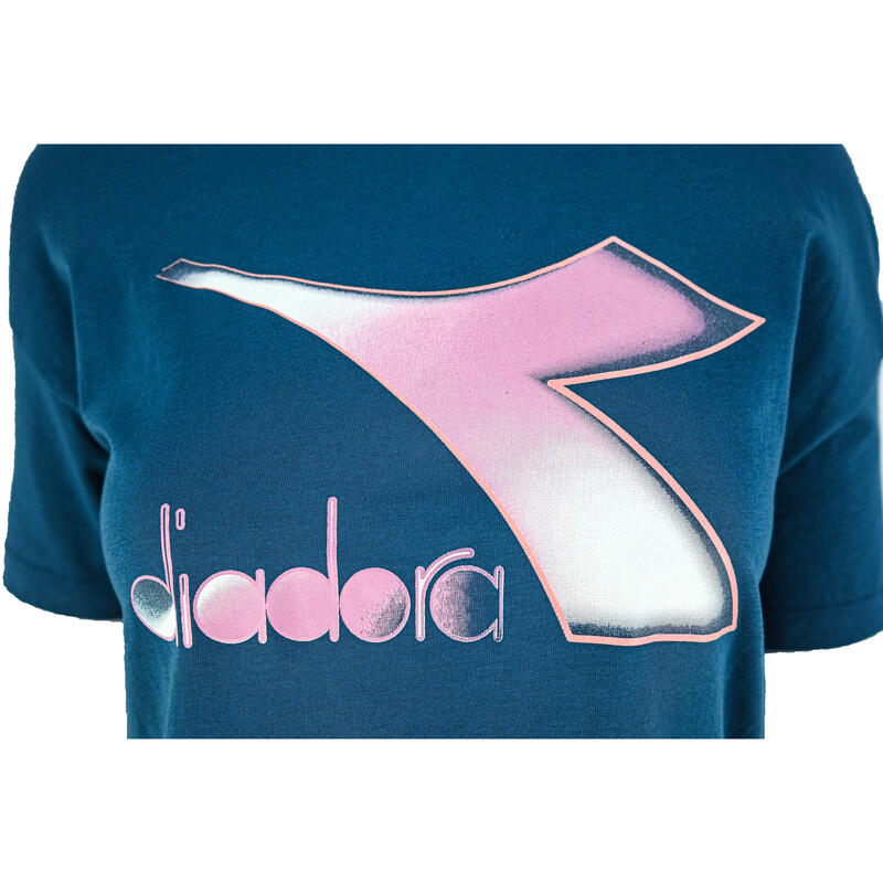 T-shirt Diadora Ss Lush, Bleu, Femmes