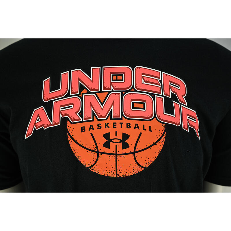 Camiseta Deportiva de Manga Corta Basketball Branded Wordmark