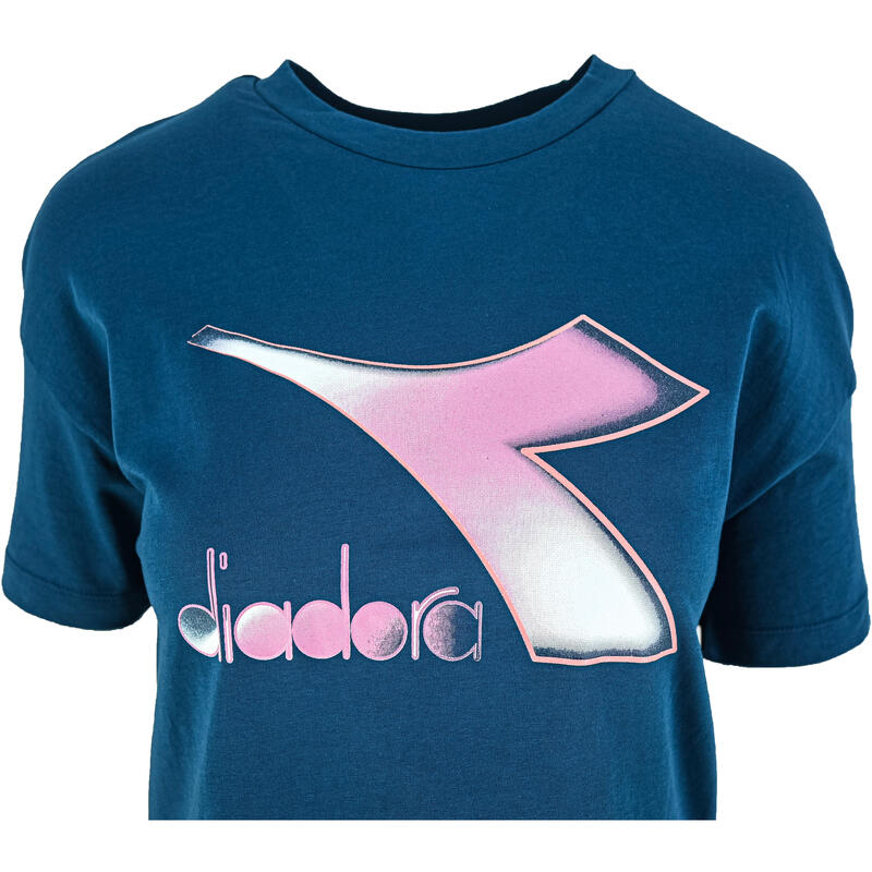 Tricou femei Diadora Ss Lush, Albastru