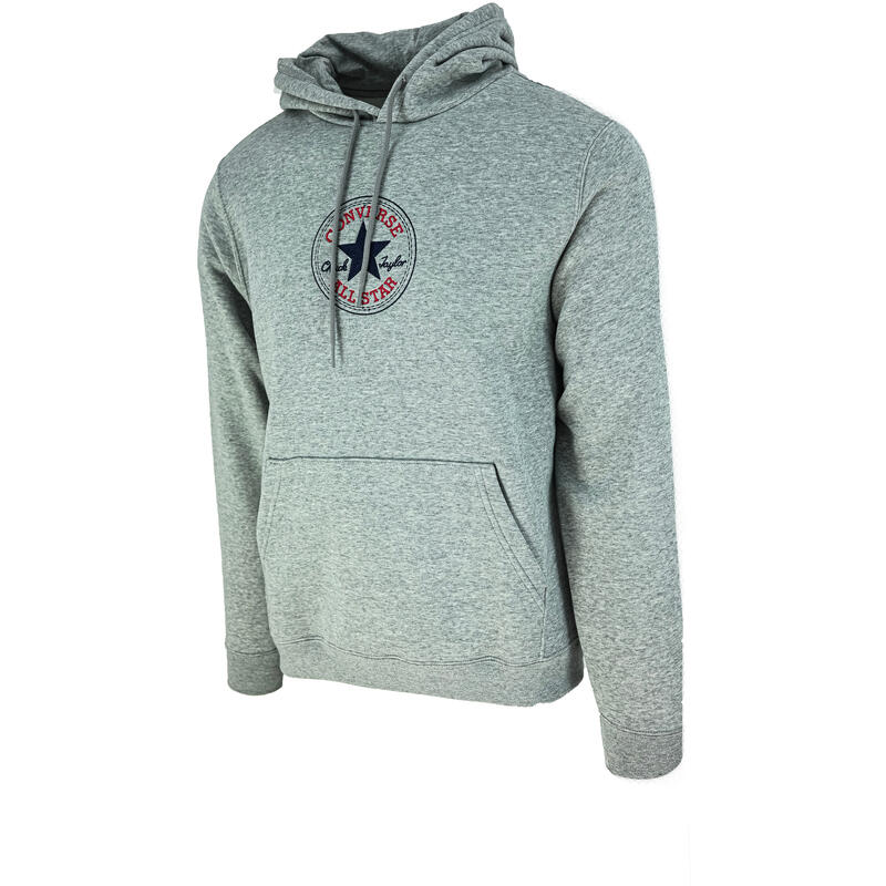 Sudadera Converse Go-To Chuck Taylor Patch Brushed Back, Gris, Unisexo |  Decathlon