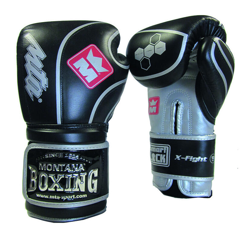 Gants de boxe cuir Montana X FIGHT evo blackforce