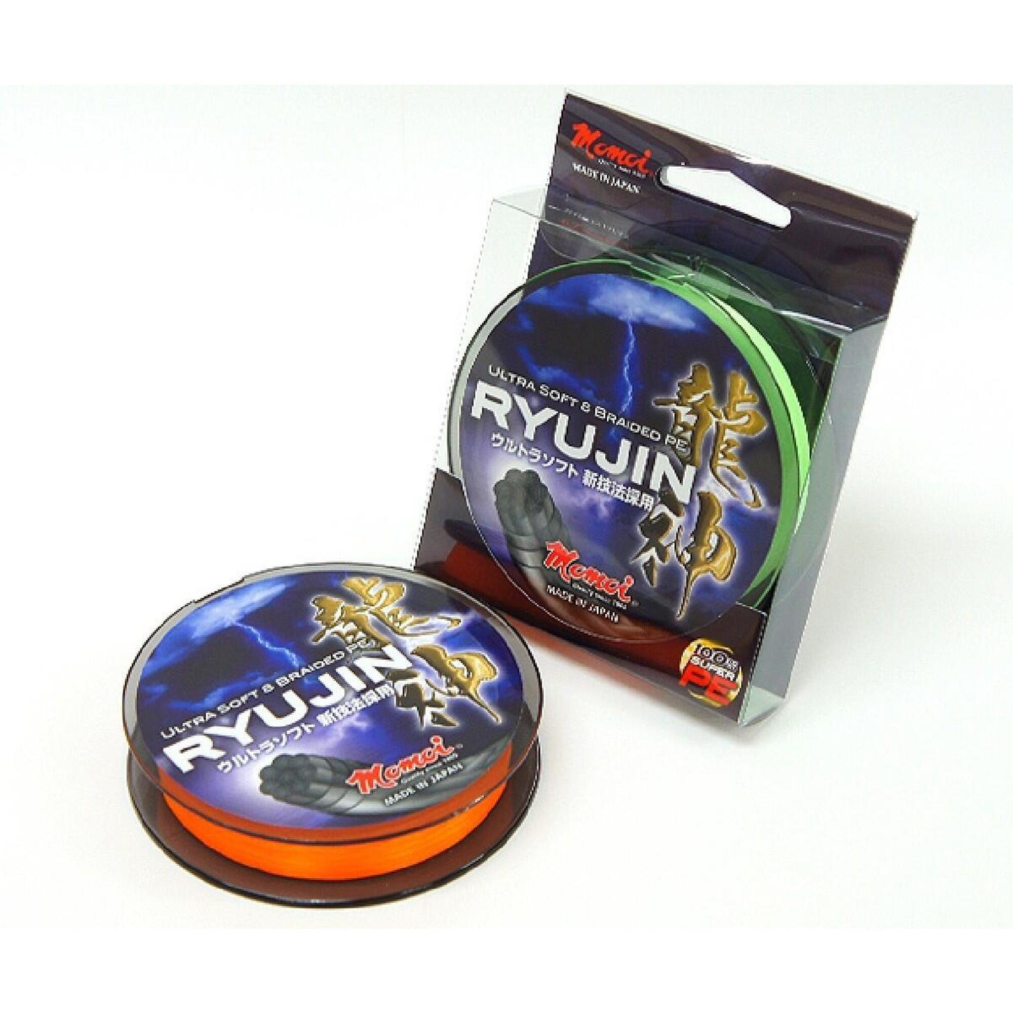 MOMOI Momoi Pe Ryujin Lime Green 100Mt. 0.08 mm 8kg - Witvis Gevlochten Lijn
