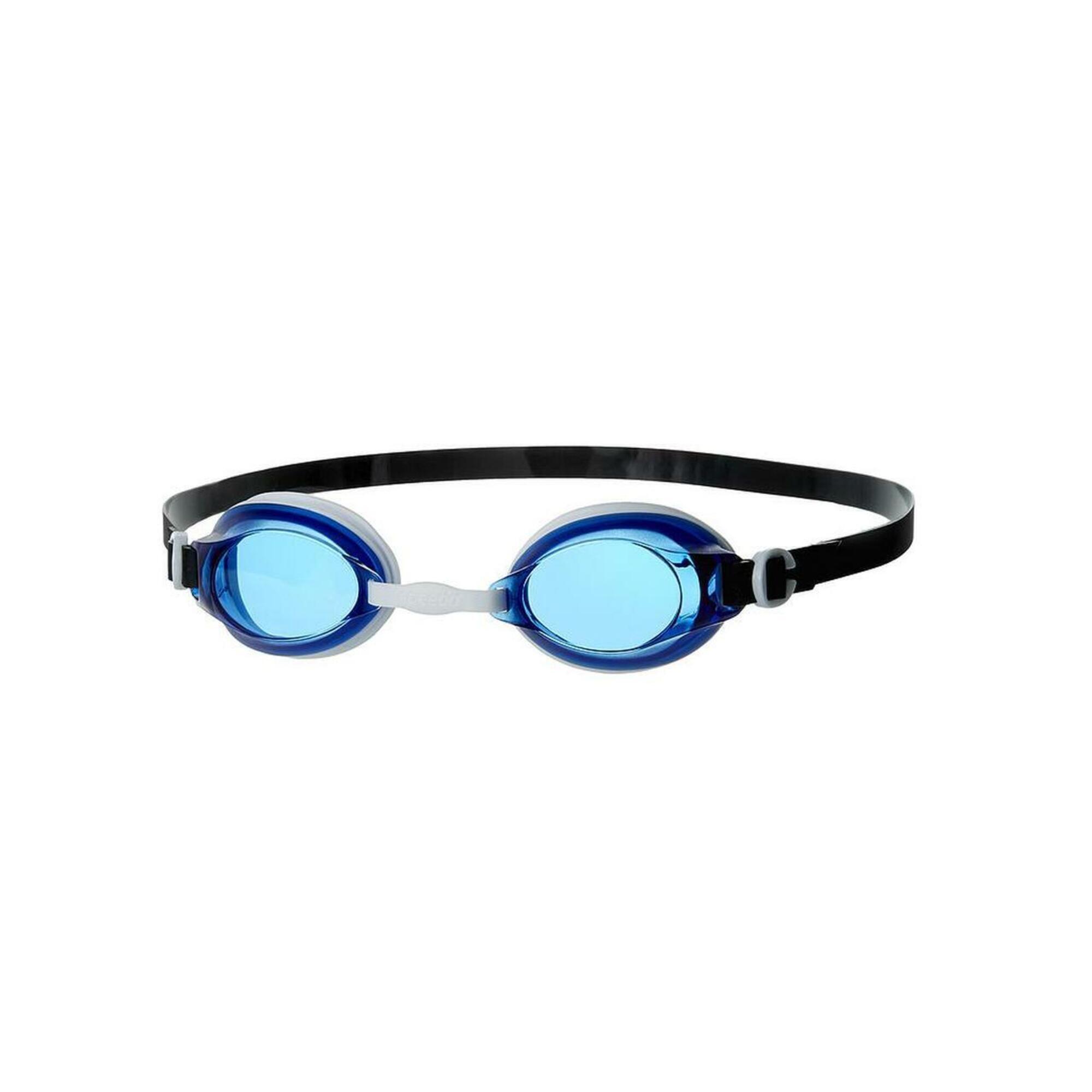 Unisex Adult Jet Swimming Goggles (Blue/White) 1/4