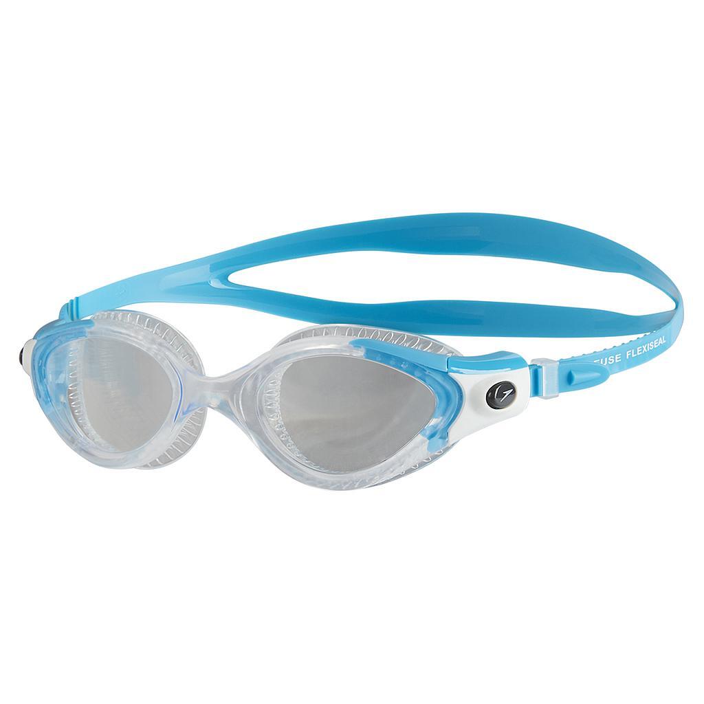 Womens/Ladies Futura Biofuse Flexiseal Swimming Goggles (Turquoise/Clear) 1/4