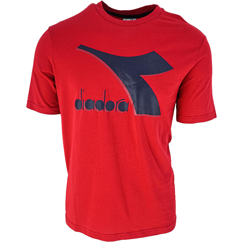 Camiseta de manga corta Diadora Ss Shield, Rojo, Hombres