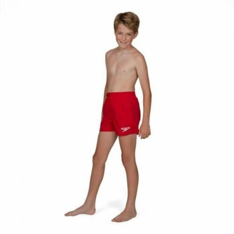 Essential Badeshorts für Jungen Rot