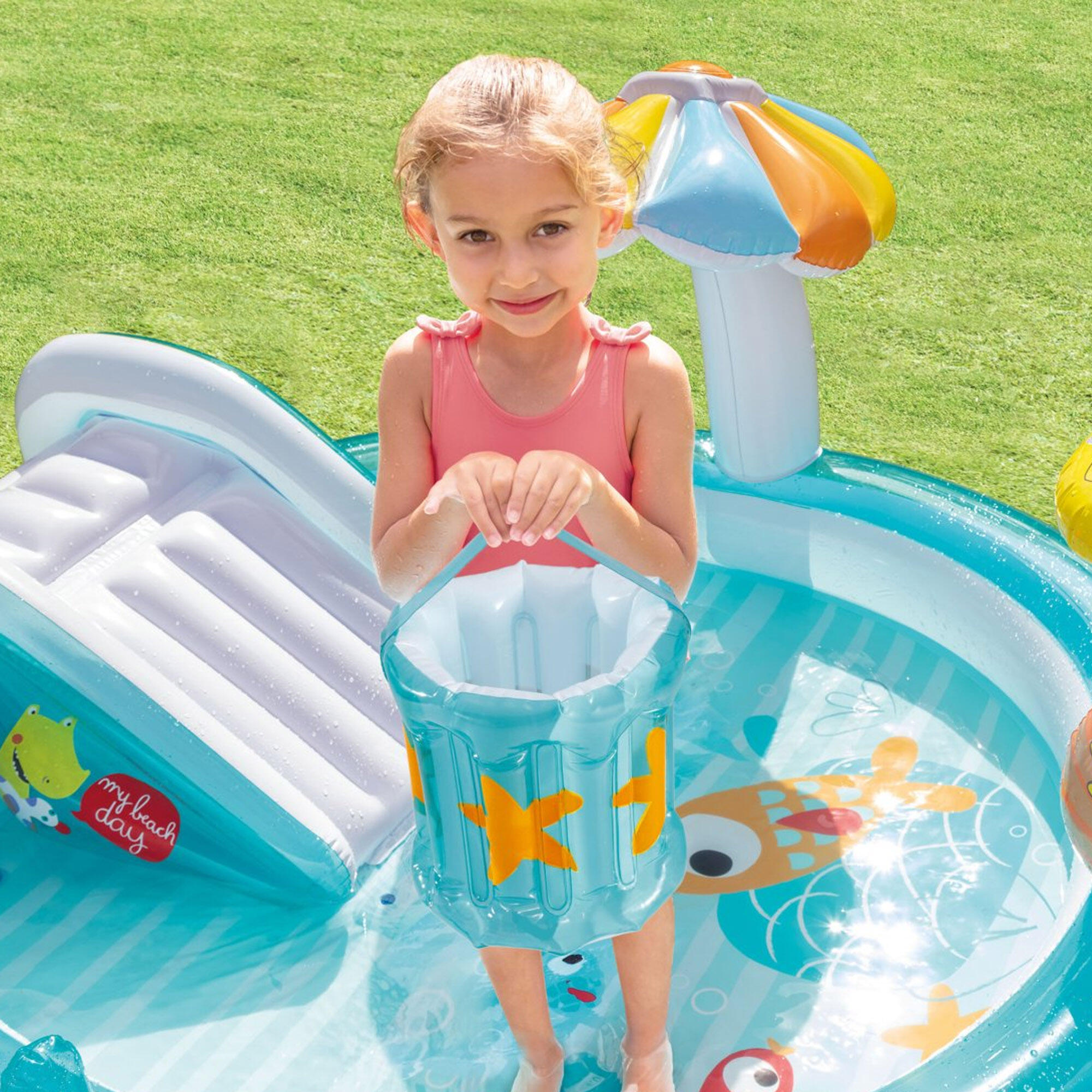 Intex Opblaasbare play center Gator 3/7