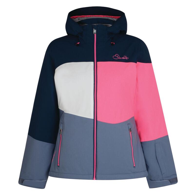 Womens/Ladies Indestruct Ski Jacket (Blue Wing/Luminous Pink)