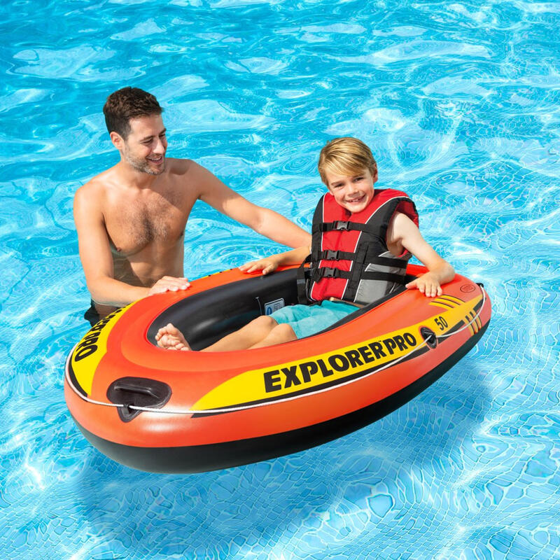 Barca hinchable Intex explorer para niños - 137x85x23 cm| 1plaza |Kayak mar