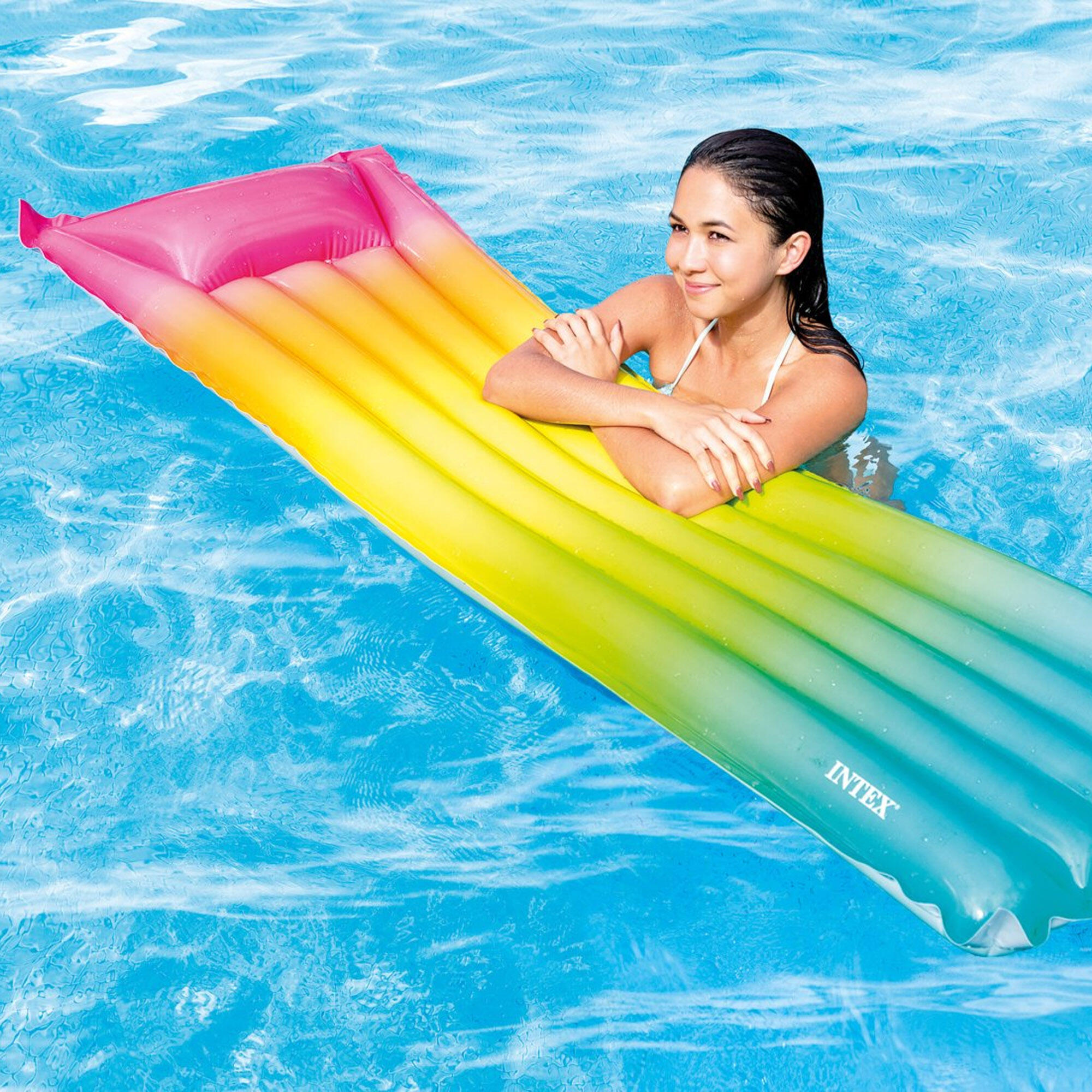 Zwembadmatras Intex Rainbow Multicolore 4/4