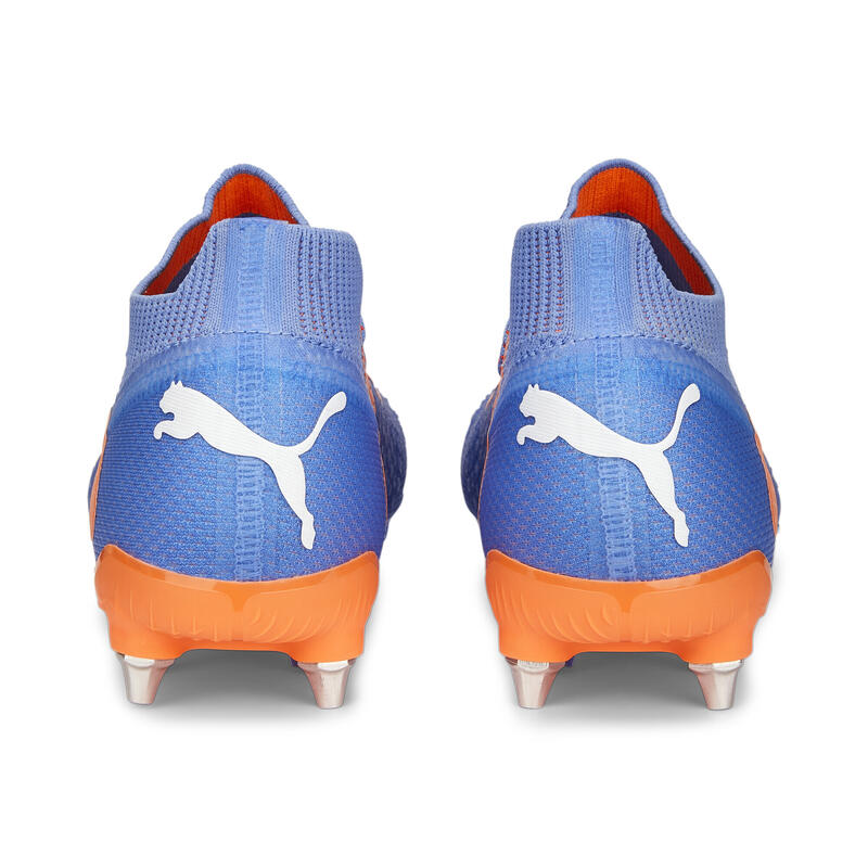 Botas de fútbol FUTURE ULTIMATE MxSG PUMA Blue Glimmer White Ultra Orange