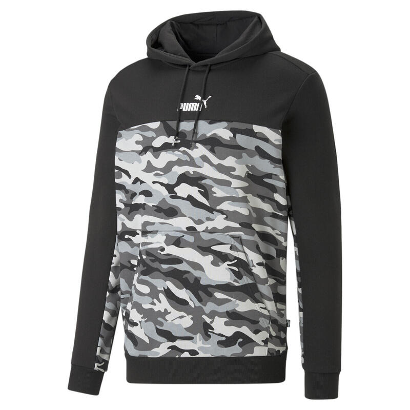 Sweat à capuche uni et camouflage Essentials Homme PUMA Black