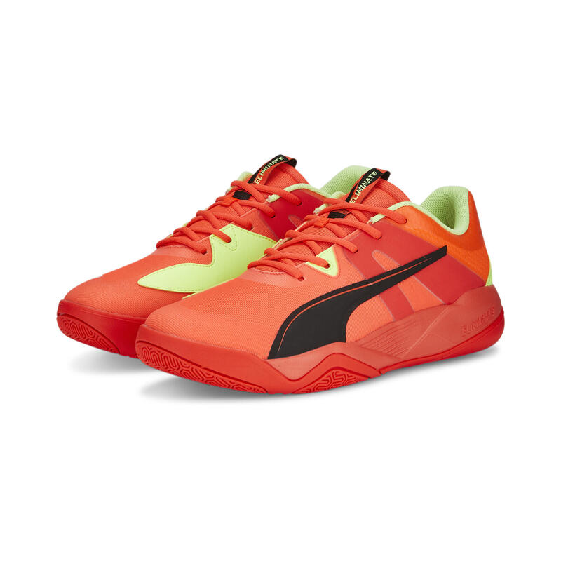 Chaussures de sport indoor Eliminate Pro II PUMA Red Blast Fast Yellow Black