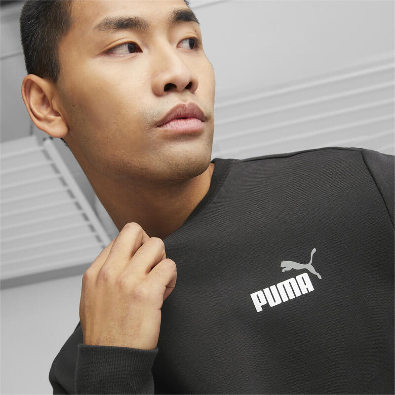 Sport felső Puma ESS 2 Col Small Logo Crew FL, Fekete, Férfiak