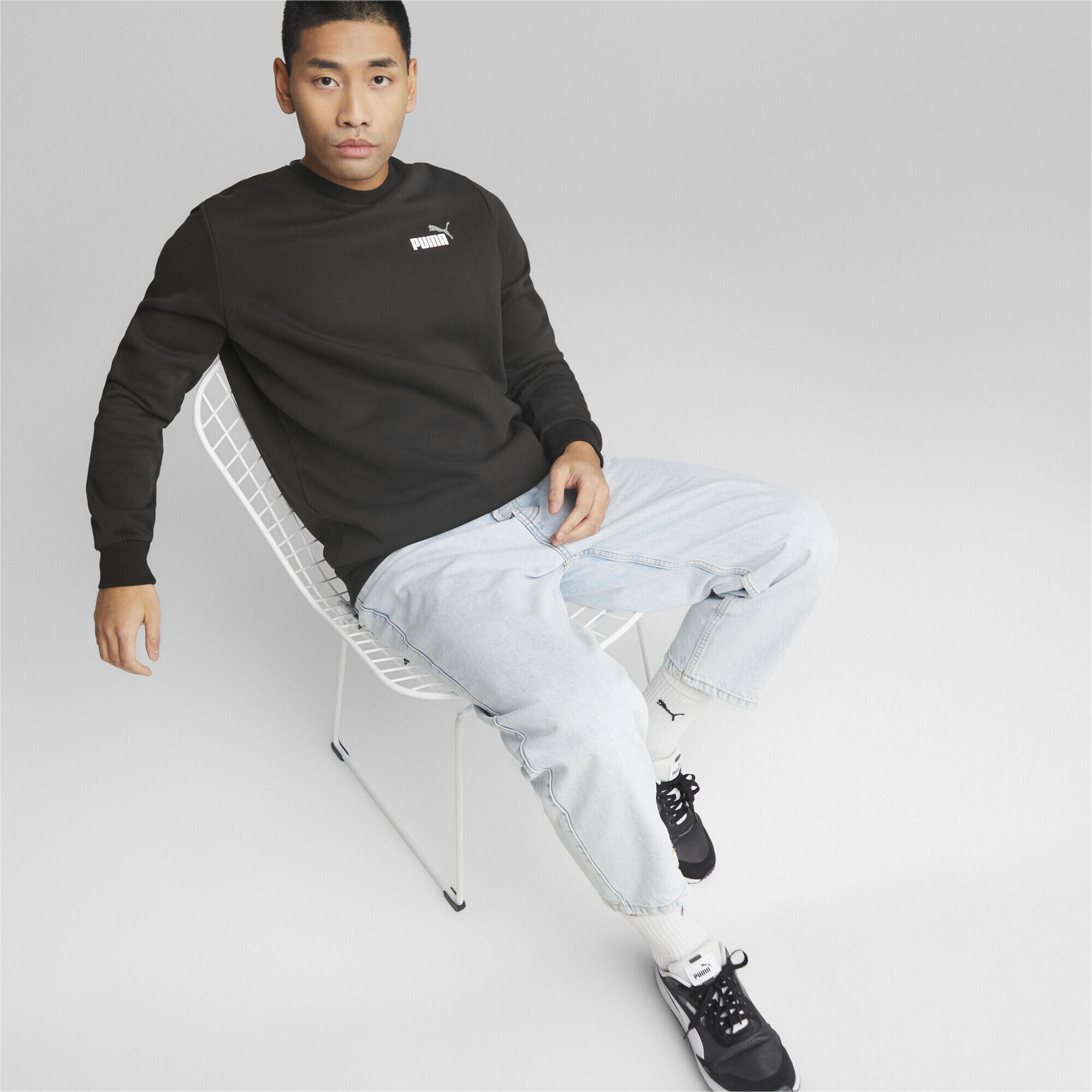 Bluza Puma ESS 2 Col Small Logo Crew FL, Mężczyźni 3/7