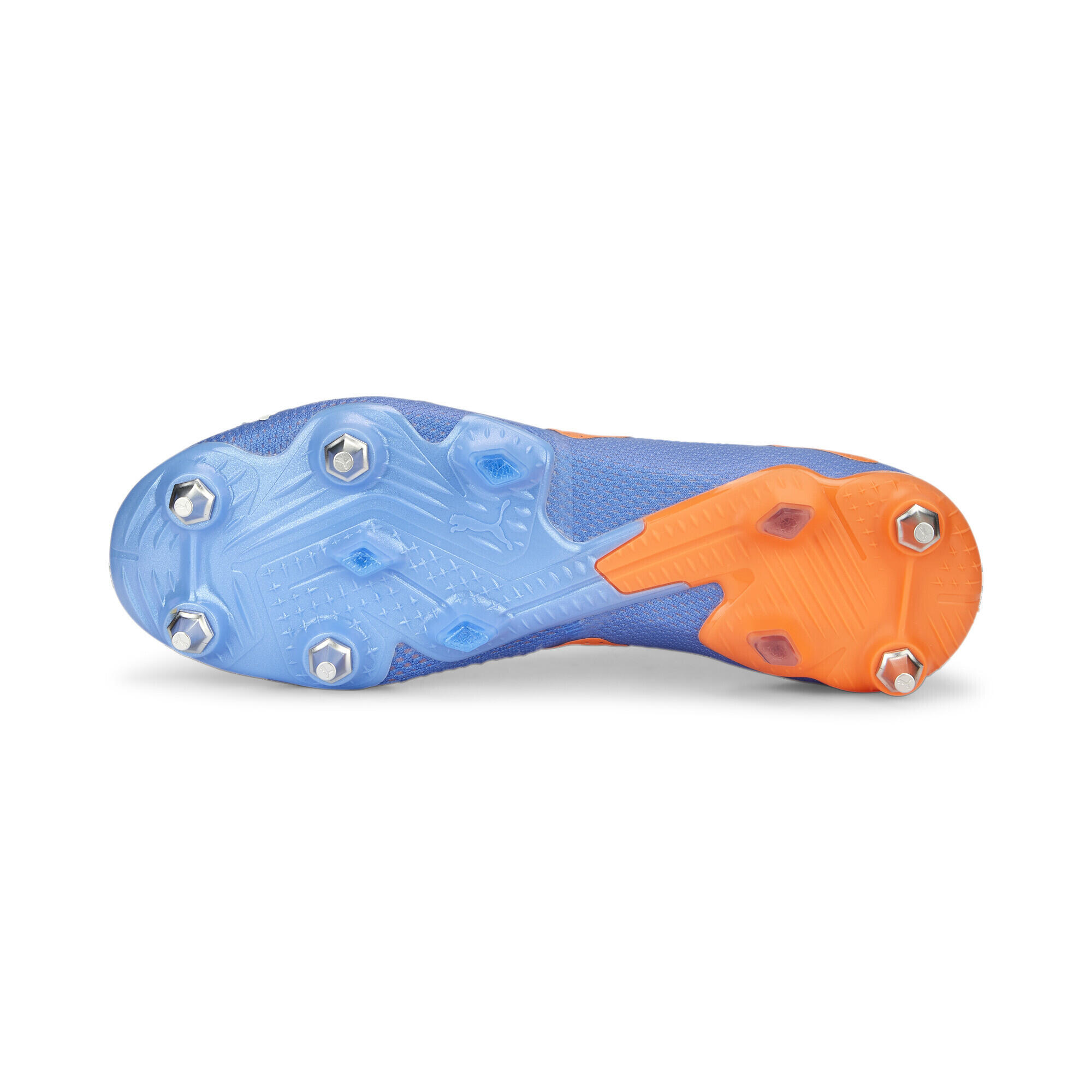 FUTURE ULTIMATE MxSG voetbalschoenen PUMA Blue Glimmer White Ultra Orange 7/7