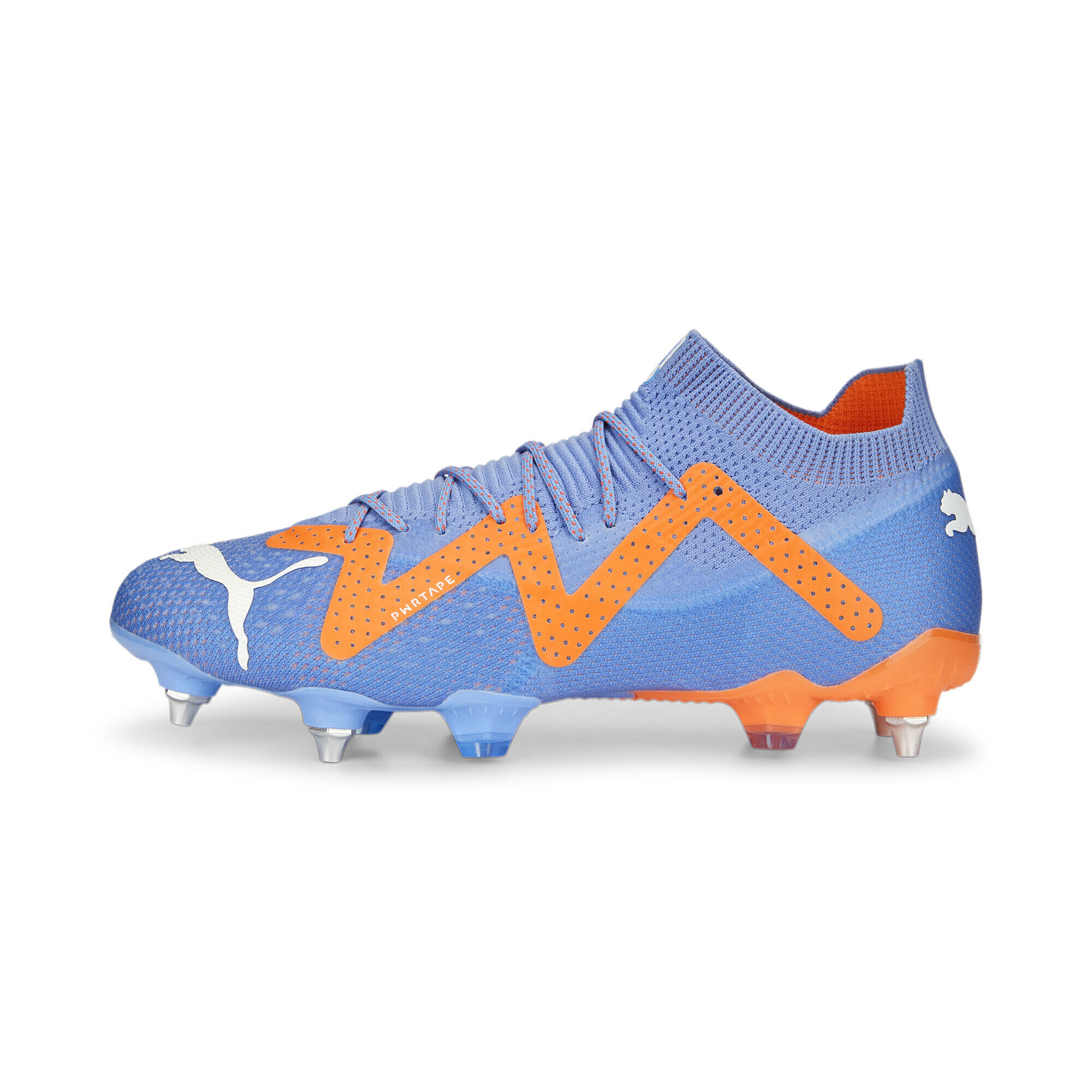 FUTURE ULTIMATE MxSG voetbalschoenen PUMA Blue Glimmer White Ultra Orange 6/7