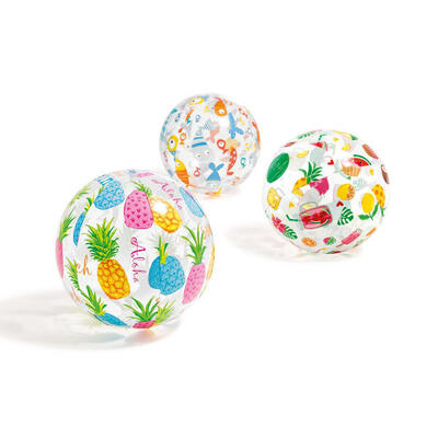 Intex 59040NP - Pallone Fantasia Colori Assortiti 51 cm