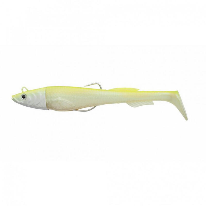 Leurre Souple Berkley Powerbait Power Sardine (White Chartreuse - 15g - 12cm)