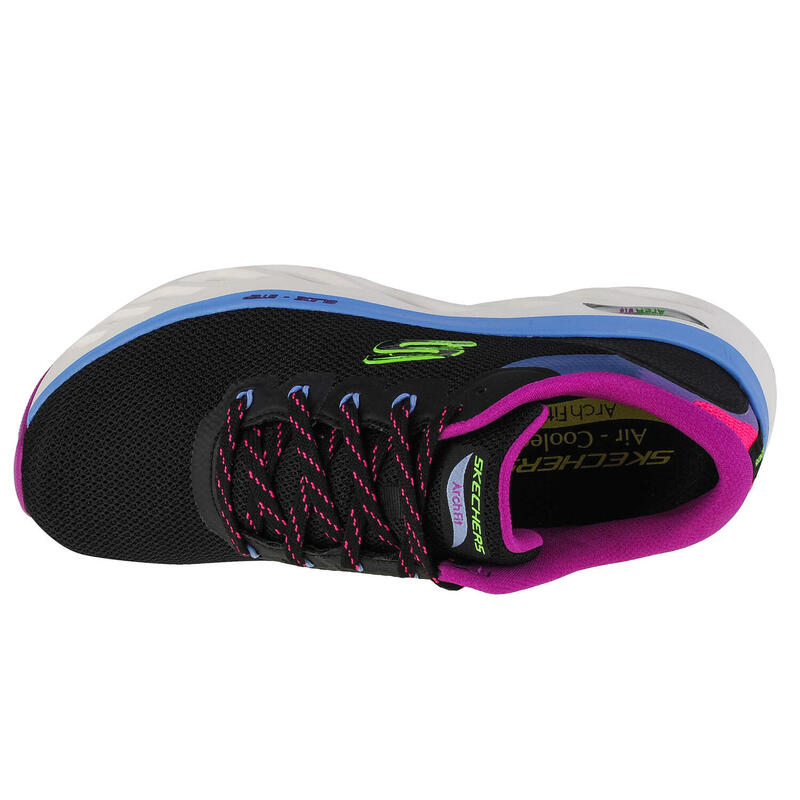 Női gyalogló cipő, Skechers Arch Fit Glide-Step - Highlighter