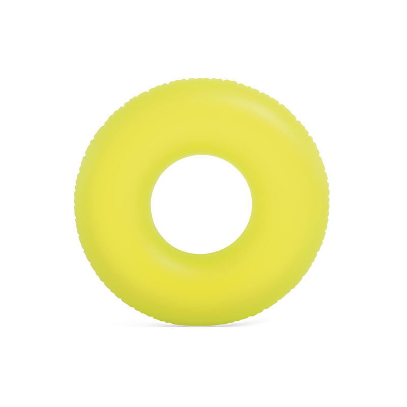 Zwemband neon frost tube 91 cm | geel