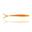 Leurre Souple Reins Fin's Ringer 3" (7,5cm - Orange / Glow Chart Silver - Par 8)