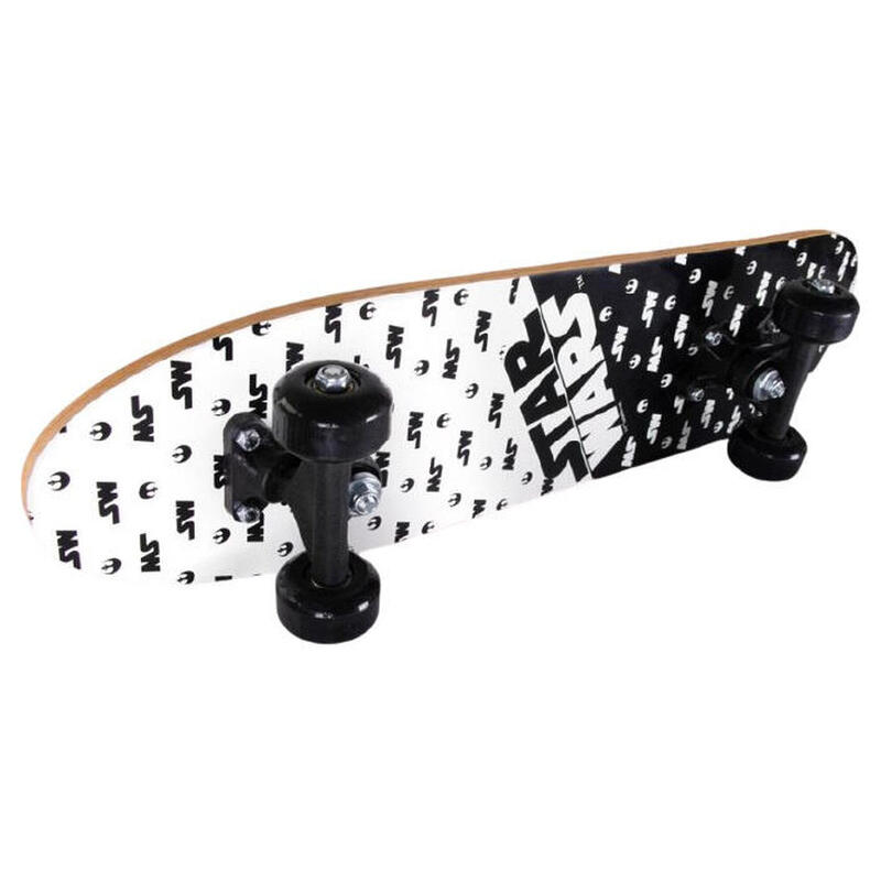 Star Wars skateboard 61 x 15 x 10 cm bois noir/blanc