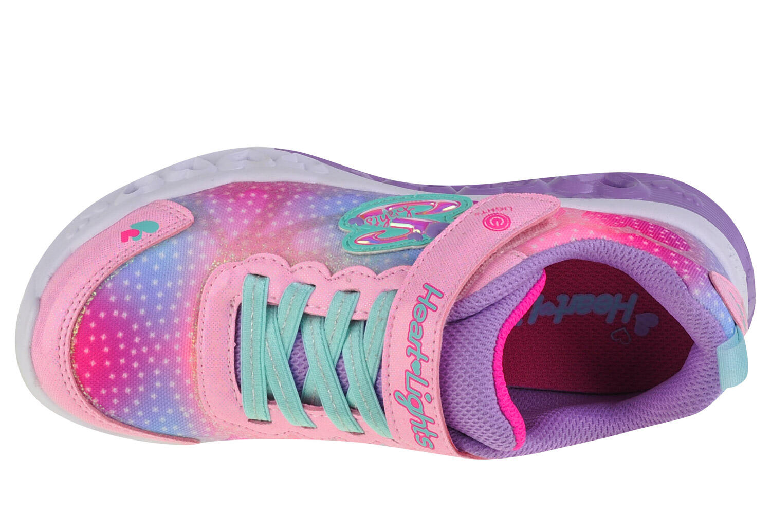 Sneakers pour filles Skechers Flutter Heart Lights 3/4