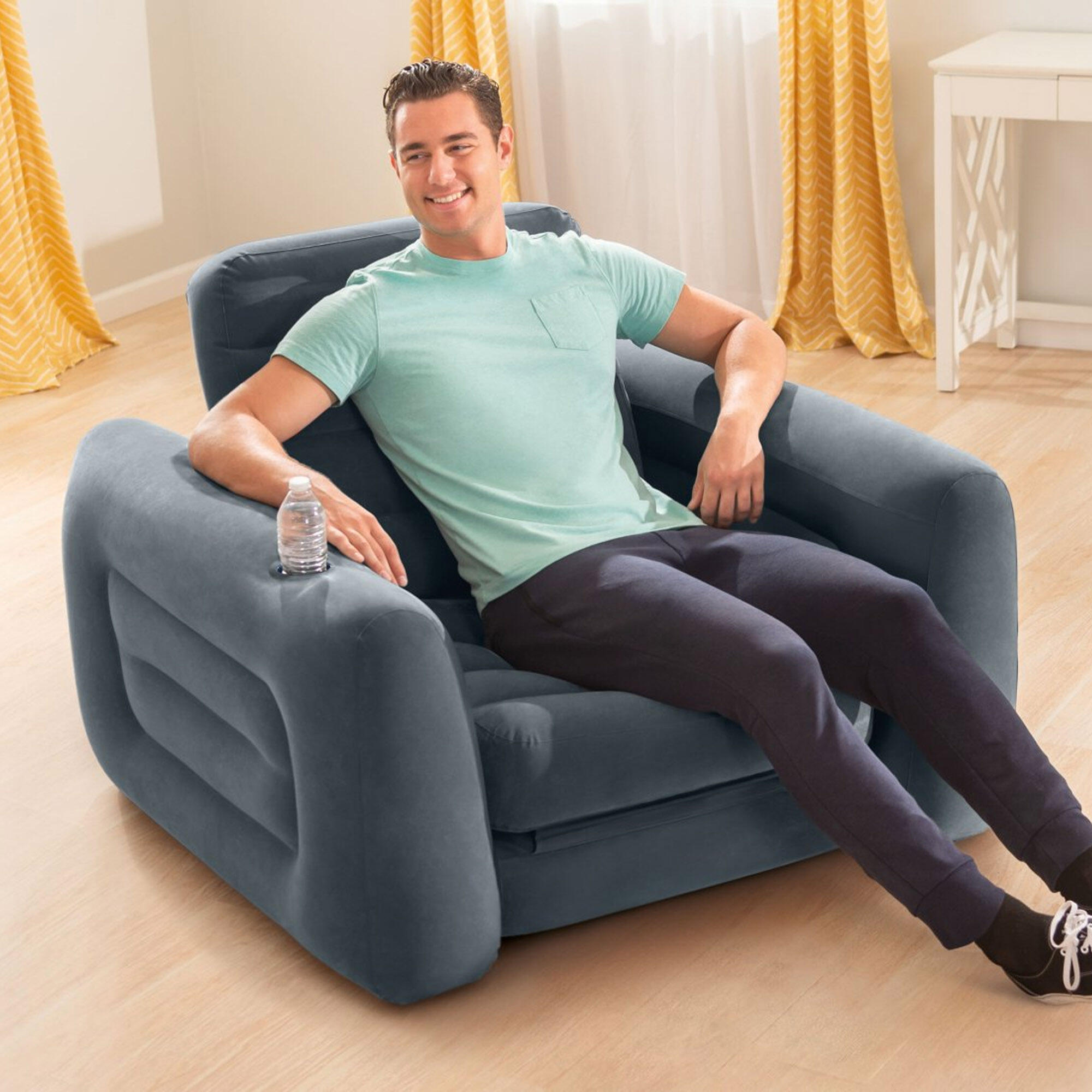 Intex Pull-Out uitklapbare opblaasstoel 3/7