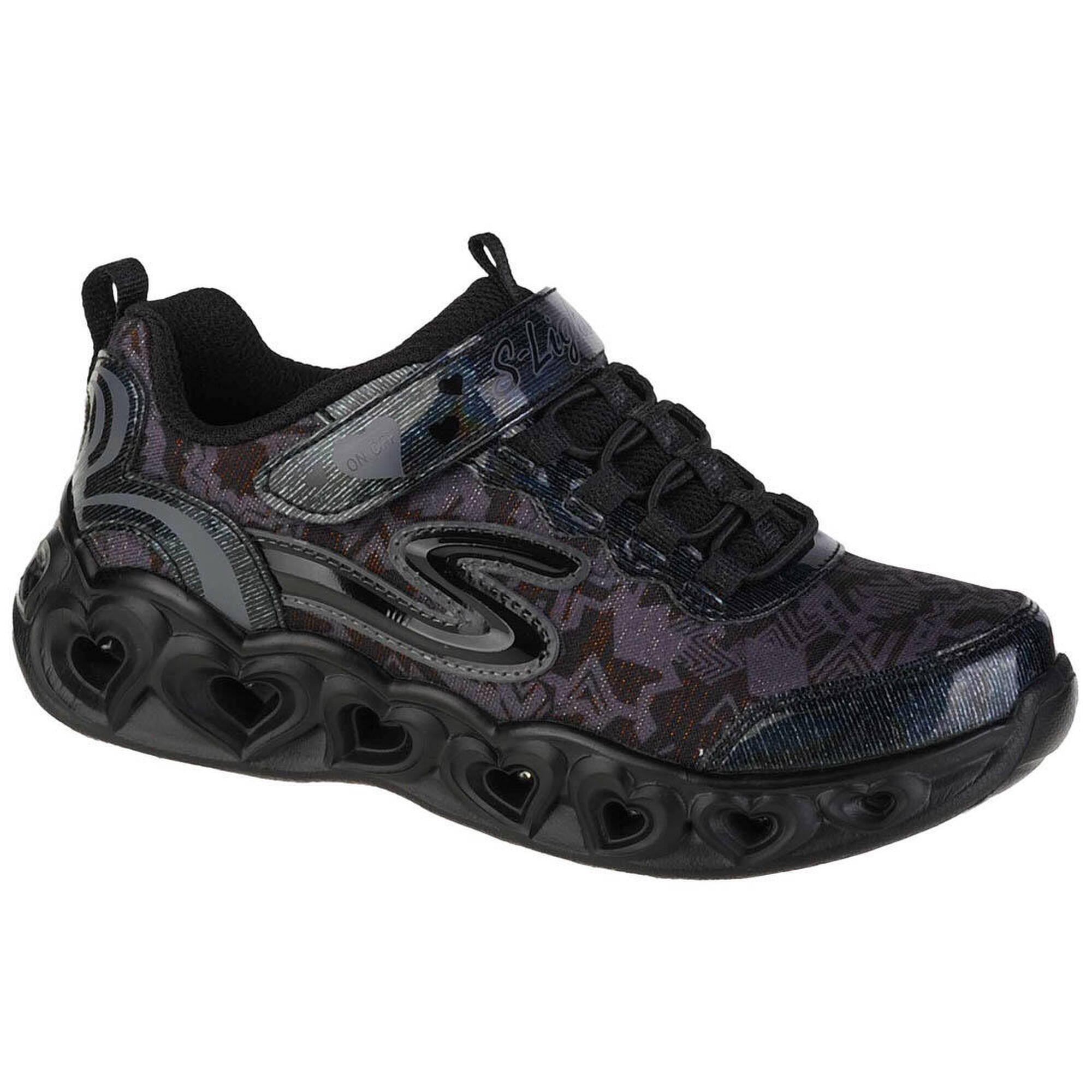 Skechers - Sneakers Pour Filles Heart Lights - Baskets - Noir - 29 - Decathlon