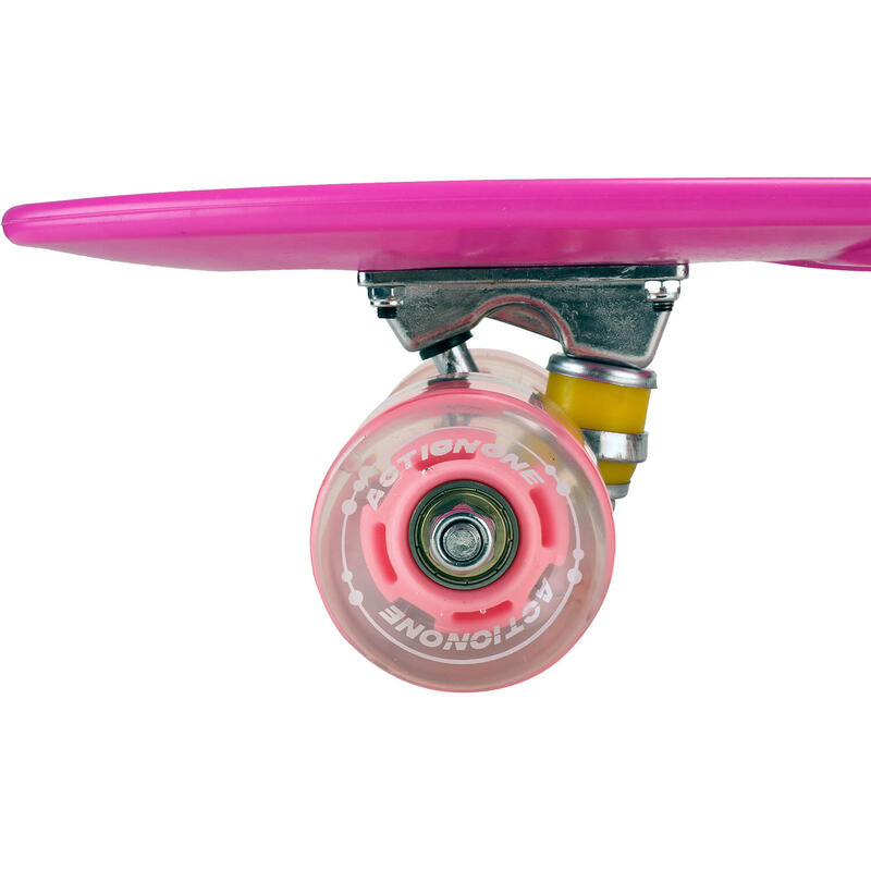 Penny board hordozható ABEC-7, PU, alumínium, Happy Unicorns