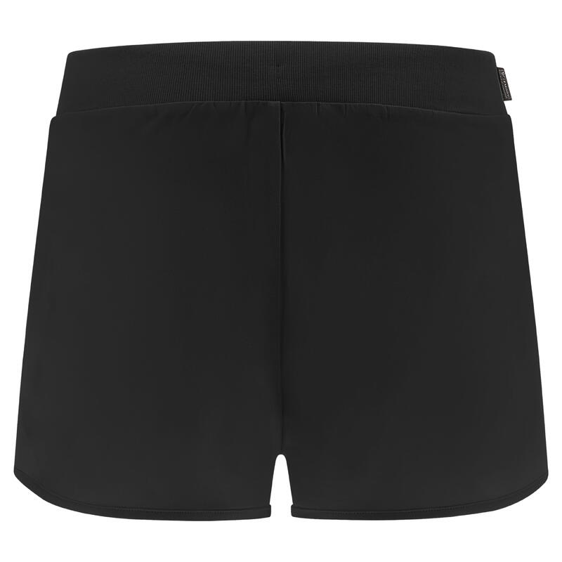 Shorts elasticizzati con tasche interne e fondo stondato