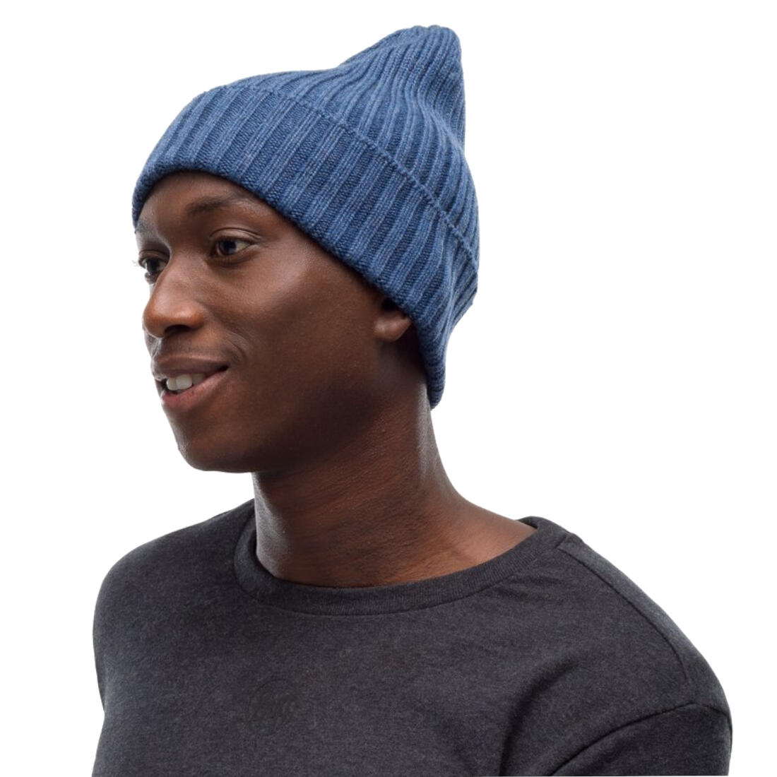 Gorro Knitted Unisex Buff Azul 2/7