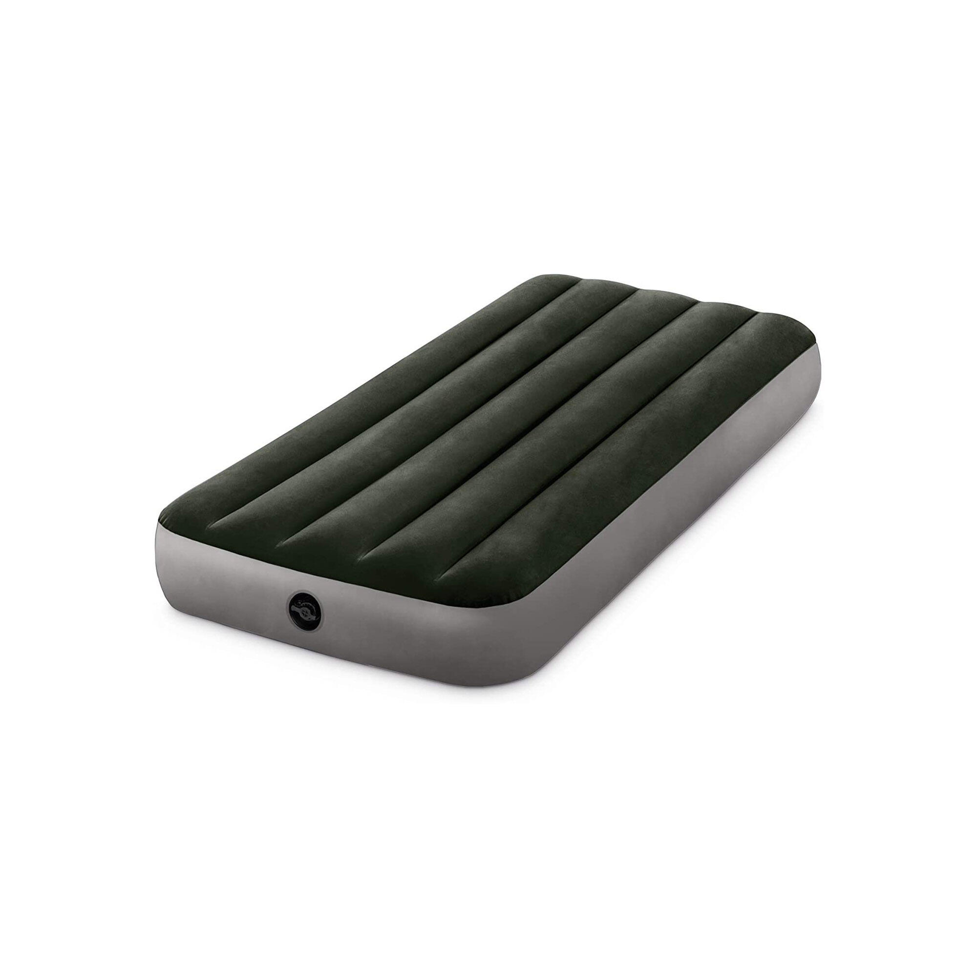 Colchón inflable doble Intex Prestige Downy compacto 76 cm x 1,91 m Verde 2/7