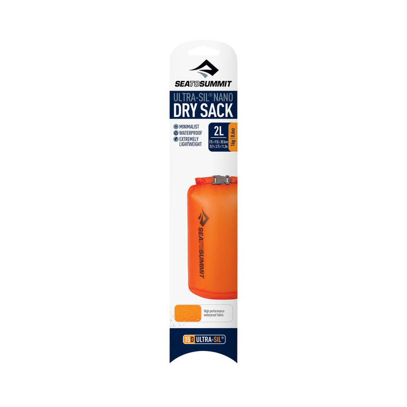 SEA TO SUMMITUltra-sil nano dry sack 2 liter Oranje.