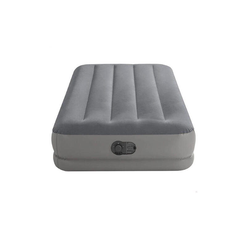 Colchón hinchable para coche Ediesi con hinchador incorporado gris