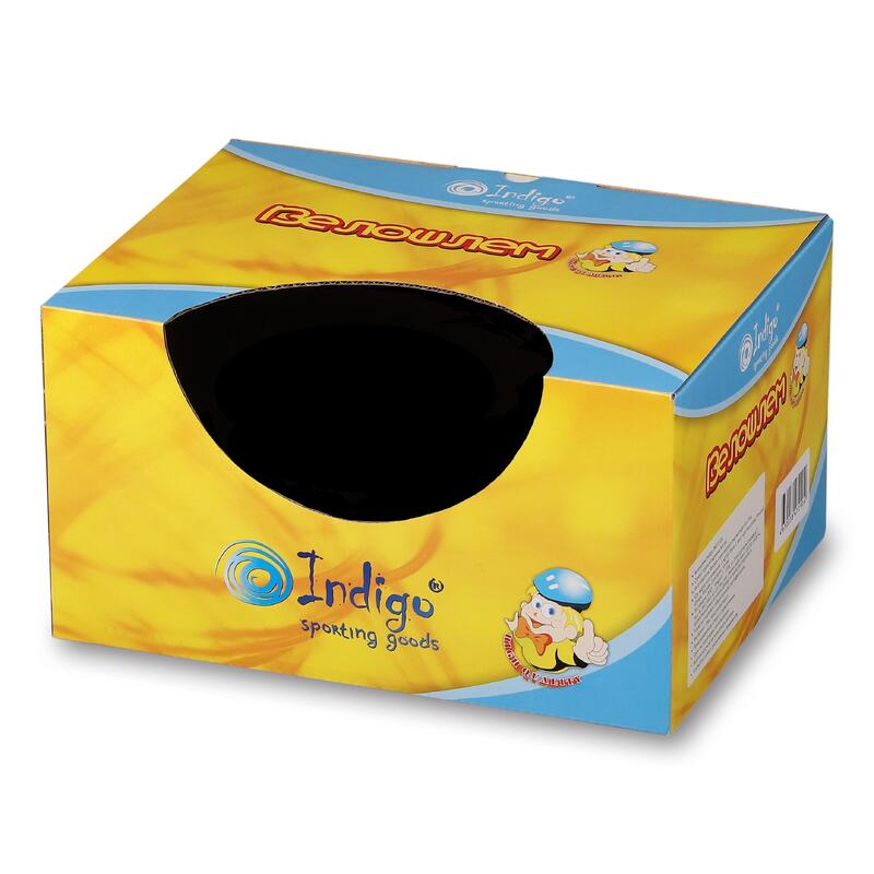 Casco de Bicicleta Infantil con Ventilación INDIGO 51-55 cm Amarillo