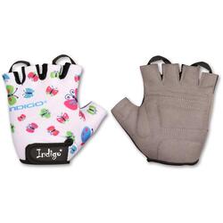 Guantes Fitness- Ciclismo Mujer INDIGO Talle S Gris Claro