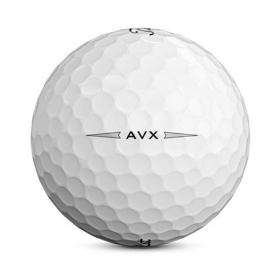 Het pakket bevat 12 Titleist AVX-ballen met AAAA-ballen
