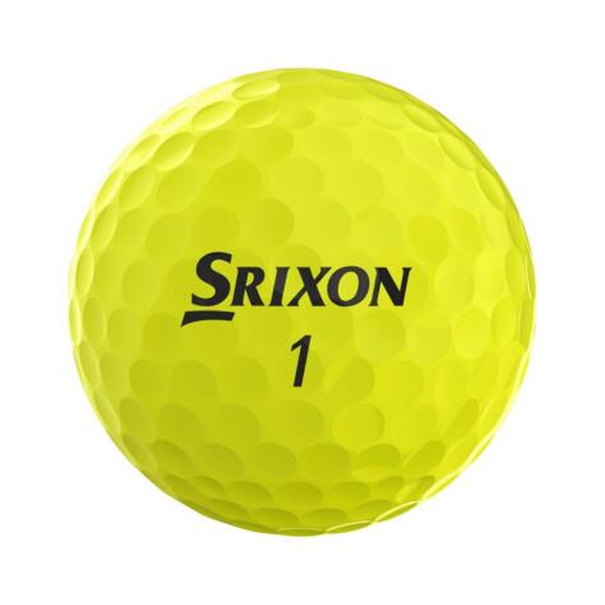 Srixon Ad333 palline da golf gialle x12 3/4