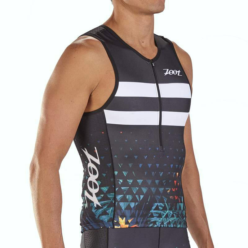 Camiseta Triatlon Sin mangas Hombre ZOOT LTD Negro 4/6