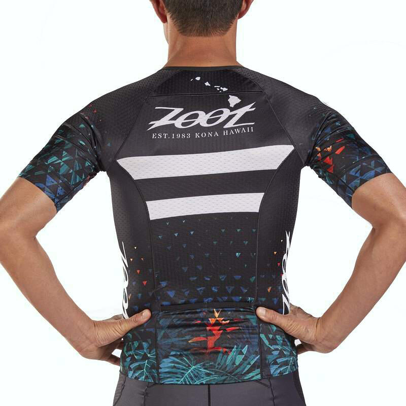 Maillot Triatlon Manga corta Hombre ZOOT AERO LTD AERO SS Negro 2/6