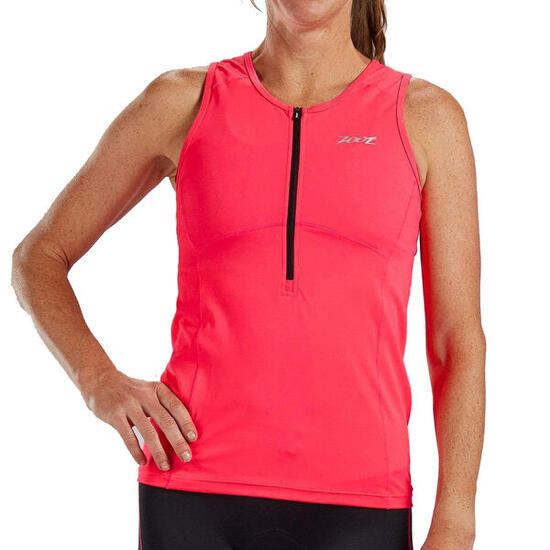 Triathlon Top Damen Core Triathlon Tank - Neon Pink ZOOT