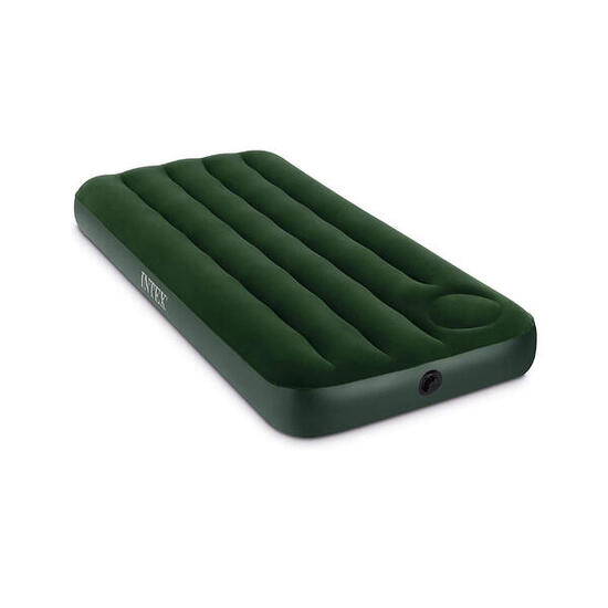 MATELAS GONFLABLE INTEX 1 PERSONNE AVEC POMPE INTEGREE DOWNY