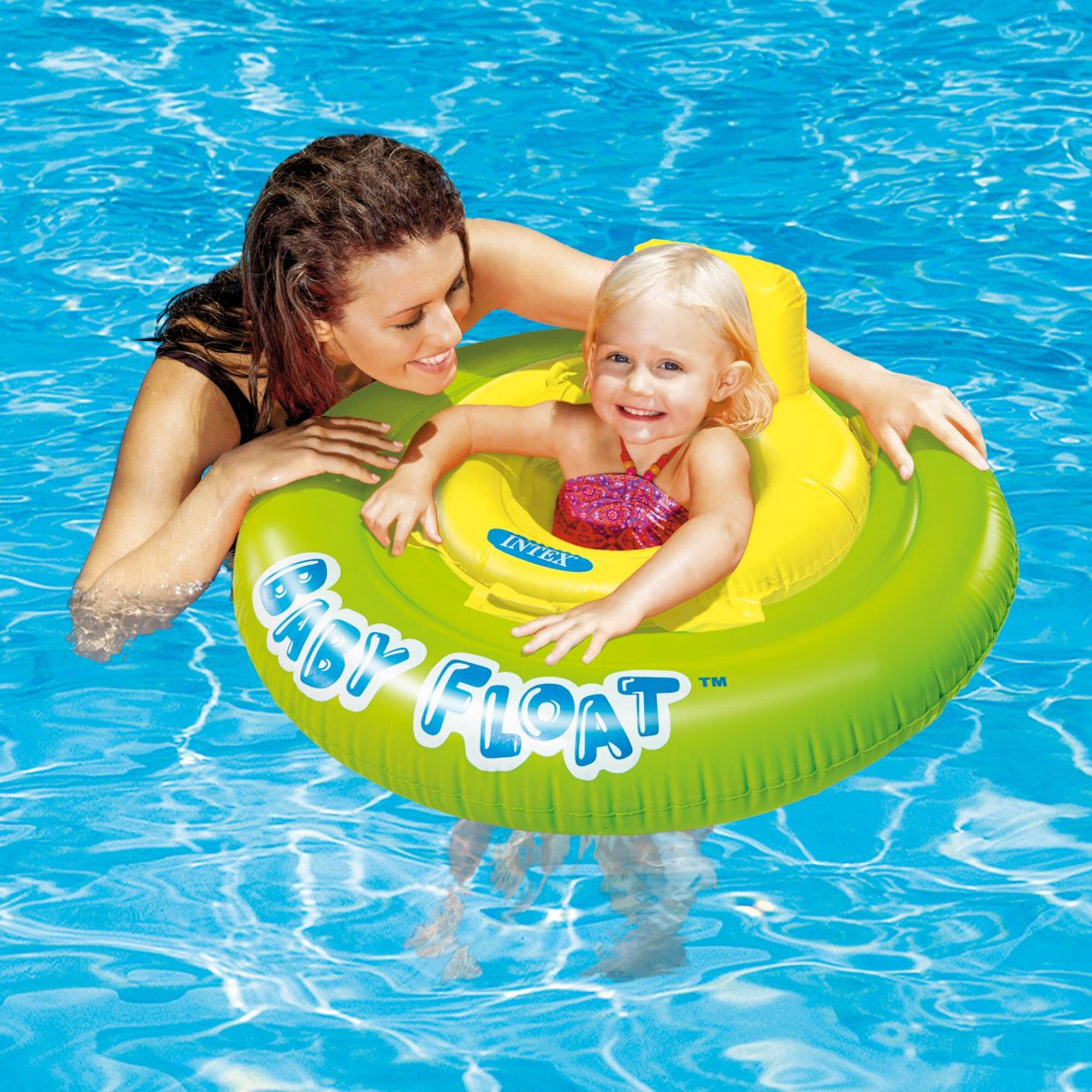 Intex Baby Swim Seat | Round | Green | Up To Max 15 Kg** 3/3