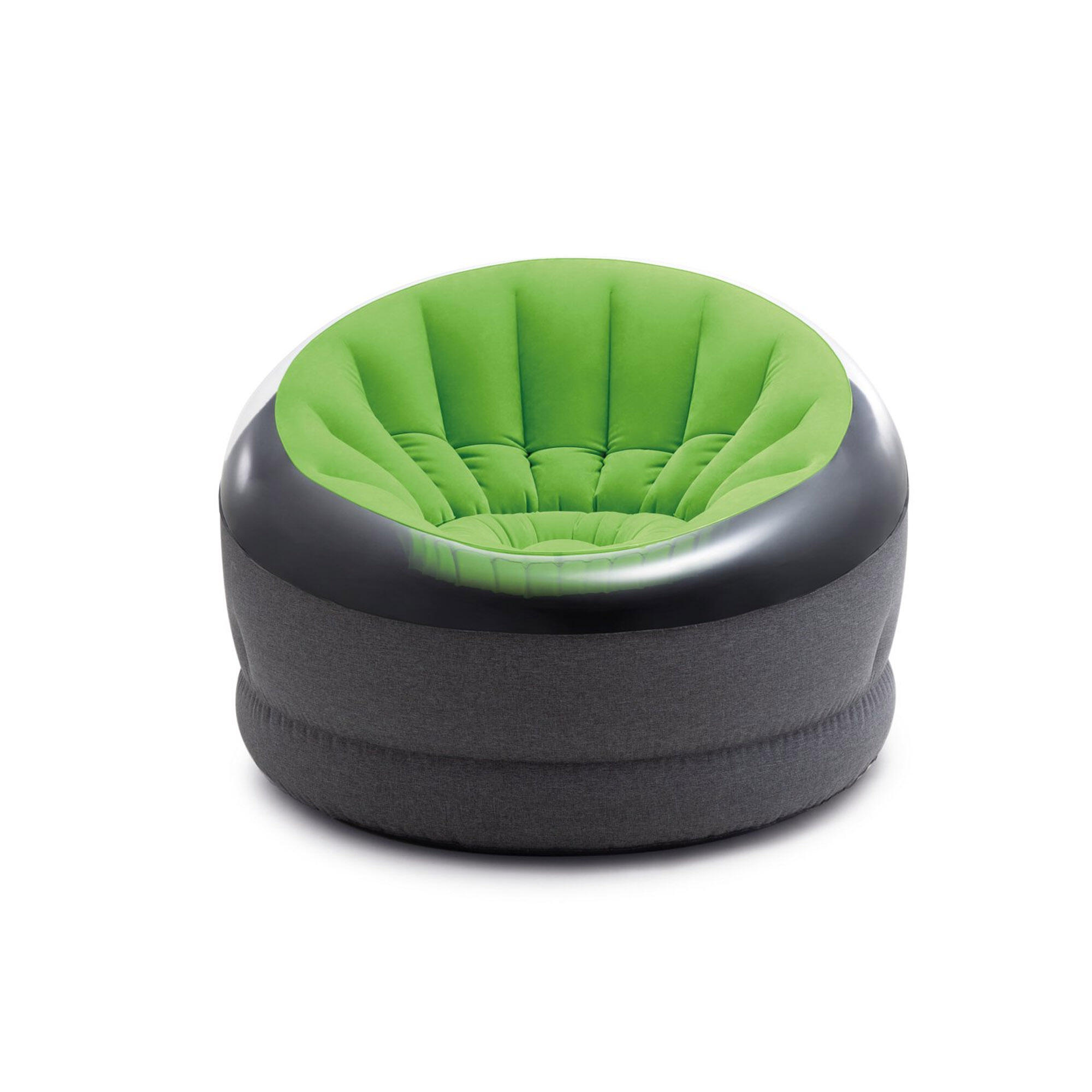 Intex 68581NP - Poltrona Gonfiabile Empire, Verde, 112x109x69 cm 2/5
