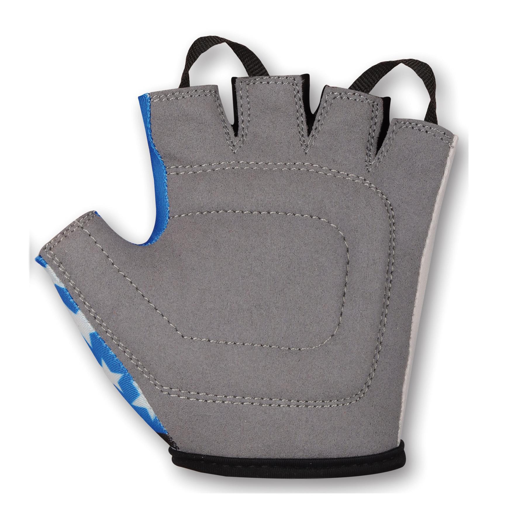Kinderfietshandschoenen ESTRELLAS INDIGO Wit-Blauw 3/4