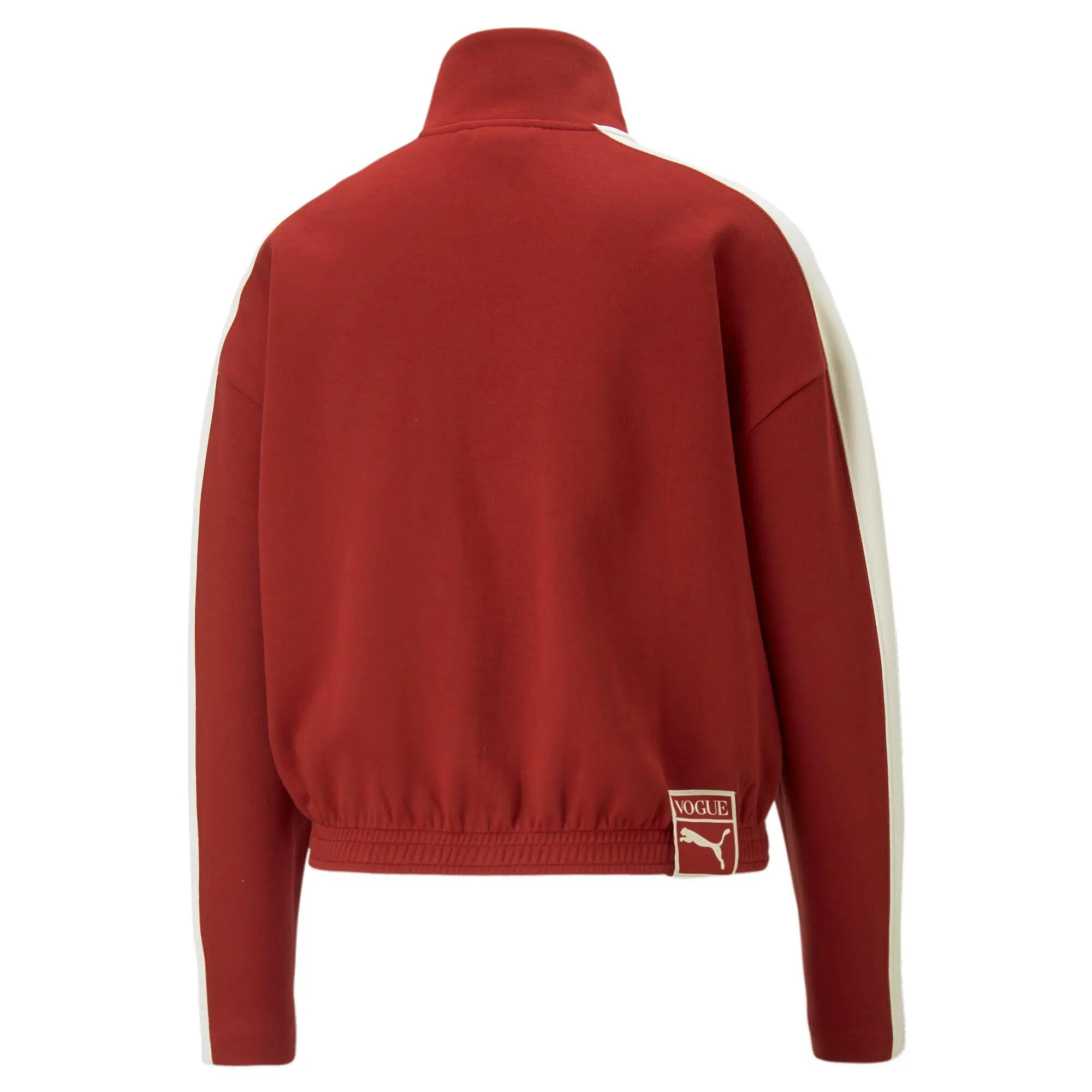 BLUZA DAMSKA ROZPINANA PUMA-KURTKA PUMA  KOLOR CZERWONY 5/7